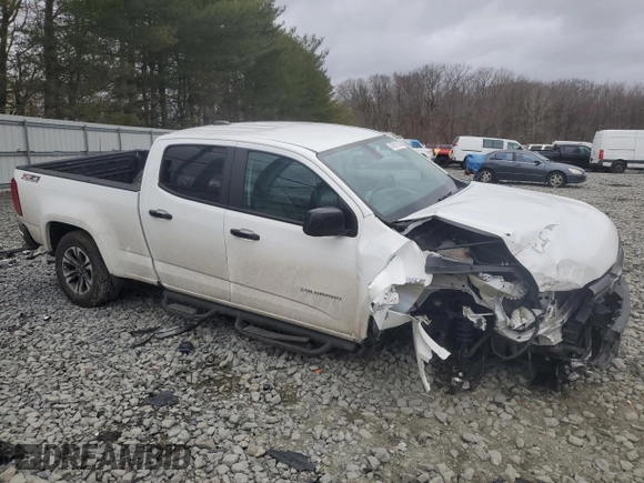 2021 Chevrolet Colorado 4WD Z71 with VIN 1GCGTDEN5M1210367, listed as a Copart auction lot 47817145 with 69,299 mi miles and Salvage Title. Bid and sale history available at carsss.com. Image 4.