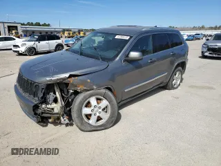 2012 Jeep Grand Cherokee Laredo with VIN 1C4RJEAG7CC281701, listed as a Copart auction lot 47366415 with 193,477 mi miles and Salvage Title. Bid and sale history available at carsss.com. Image 1.