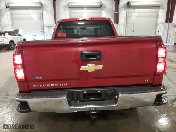 2018 Chevrolet Silverado 1500 LT with VIN 2GCVKREC8J1107651, listed as a Copart auction lot 47135865 with 54,899 mi miles and Salvage Title. Bid and sale history available at carsss.com. Image 6.