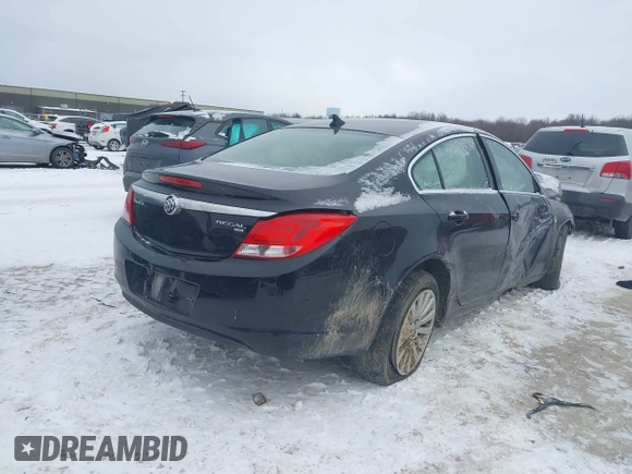 2011 Buick Regal CXL RL2 with VIN 2G4GP5EC5B9185208, listed as a IAAI auction lot 41264795 with 200,647 mi miles. Bid and sale history available at carsss.com. Image 4.