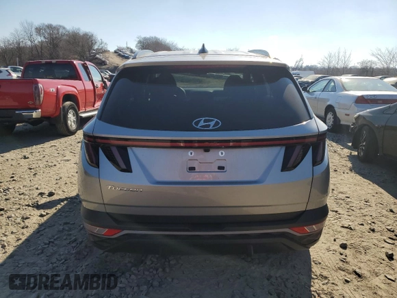 2023 Hyundai Tucson SEL with VIN 5NMJB3AE7PH288880, listed as a Copart auction lot 47023615 with 11,731 mi miles and Salvage Title. Bid and sale history available at carsss.com. Image 6.