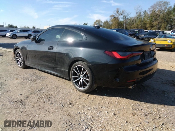 2021 BMW 4 Series 430i with VIN WBA53AP05MCF45415, listed as a Copart auction lot 77626274 with 113,090 mi miles and Clean Title. Bid and sale history available at DreamBid. Image 2.