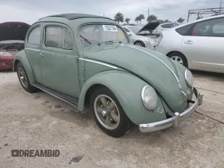 1957 Volkswagen Beetle with VIN 1308207, listed as a Copart auction lot 75331194 with 64,862 mi miles and Non Repairable. Bid and sale history available at DreamBid. Image 4.