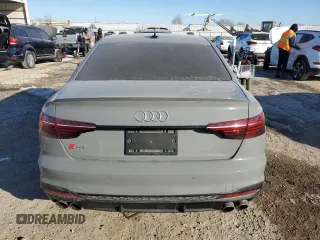 2021 Audi S4 Premium Plus with VIN WAUB4AF46MA012762, listed as a Copart auction lot 42128455 with 43,937 mi miles and Salvage Title. Bid and sale history available at carsss.com. Image 6.