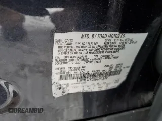 2014 Lincoln MKS with VIN 1LNHL9EK0EG602349, listed as a Copart auction lot 45211525 with 51,616 mi miles and Salvage Title. Bid and sale history available at DreamBid. Image 12.