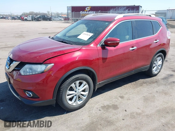 2015 Nissan Rogue SV z VIN 5N1AT2MV6FC764970, wystawiony jako IAAI lot #42093076 z przebiegiem 110 811 mil mil oraz . Historia ofert i sprzedaży dostępna na DreamBid. Obrazek 18.