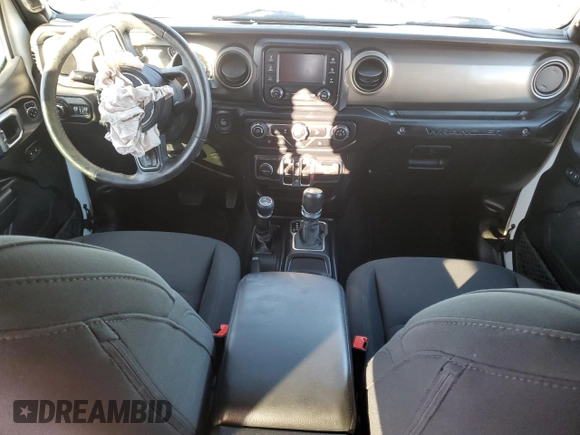 2018 Jeep Wrangler Unlimited Sport S with VIN 1C4HJXDN3JW302976, listed as a Copart auction lot 56457455 with 97,859 mi miles and Non repairable. Bid and sale history available at DreamBid. Image 8.