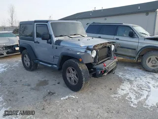 2018 Jeep Wrangler JK Sport with VIN 1C4AJWAG2JL889089, listed as a IAAI auction lot 41319501 with 76,798 mi miles. Bid and sale history available at carsss.com. Image 1.