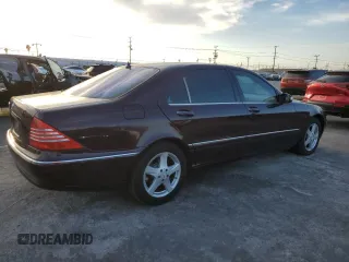 2004 Mercedes-Benz S-Class 4.3L with VIN WDBNG70J64A387204, listed as a Copart auction lot 84753314 with 112,898 mi miles and Salvage Title. Bid and sale history available at carsss.com. Image 3.