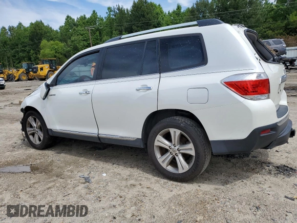 2011 Toyota Highlander Limited with VIN 5TDDK3EH2BS065699, listed as a Copart auction lot 57213085 with 250,015 mi miles and Salvage title. Bid and sale history available at DreamBid. Image 2.