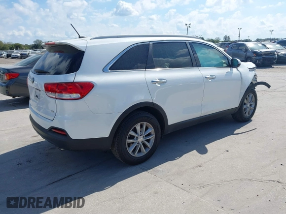 2018 Kia Sorento LX with VIN 5XYPG4A50JG350705, listed as a IAAI auction lot 41537305 with 82,346 mi miles and . Bid and sale history available at DreamBid. Image 4.