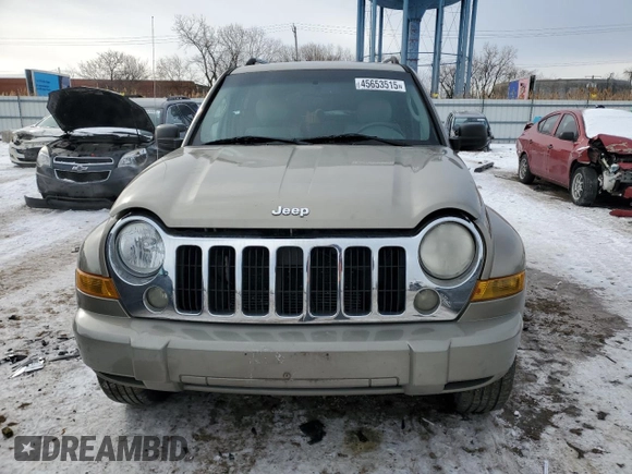 2006 Jeep Liberty Limited with VIN 1J4GL58K36W109822, listed as a Copart auction lot 45653515 with 173,335 mi miles and Salvage title. Bid and sale history available at DreamBid. Image 5.
