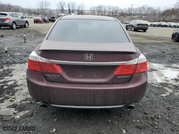 2015 Honda Accord Sedan Sport with VIN 1HGCR2F59FA093414, listed as a Copart auction lot 88124645 with 216,167 mi miles and Non Repairable. Bid and sale history available at carsss.com. Image 6.