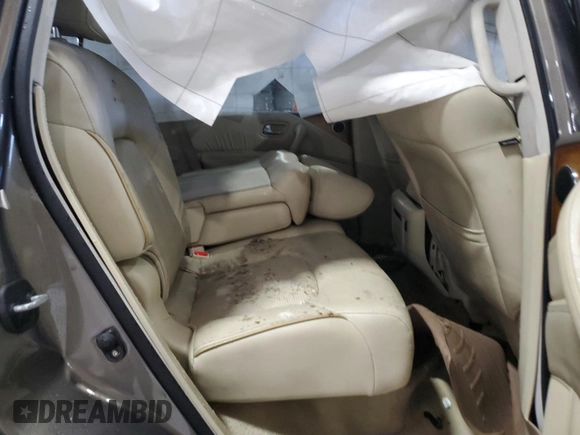 2013 Infiniti QX56 with VIN JN8AZ2NC4D9330416, listed as a Copart auction lot 70080304 with 0 mi miles and Salvage Title. Bid and sale history available at carsss.com. Image 10.