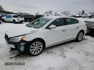 2014 Buick LaCrosse Leather with VIN 1G4GB5G31EF196522, listed as a Copart auction lot 44134905 with 92,692 mi miles and Salvage Title. Bid and sale history available at carsss.com. Image 1.