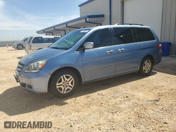 2007 Honda Odyssey EX-L with VIN 5FNRL38777B049399, listed as a Copart auction lot 49046735 with 281,706 mi miles and Clean Title. Bid and sale history available at DreamBid. Image 1.