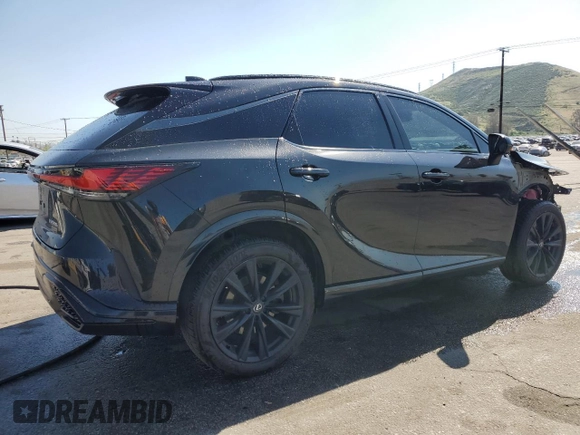 2023 Lexus RX with VIN 2T2BCMEA0PC006448, listed as a Copart auction lot 50331914 with 9,379 mi miles. Bid and sale history available at carsss.com. Image 3.
