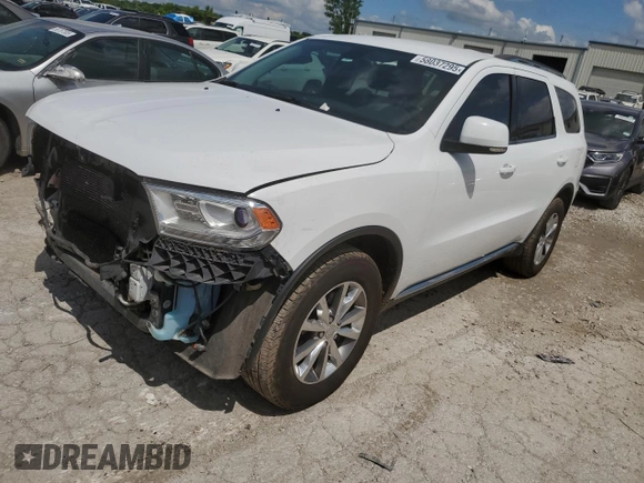 2015 Dodge Durango Limited with VIN 1C4RDJDGXFC170110, listed as a Copart auction lot 58037295 with 154,099 mi miles and Salvage title. Bid and sale history available at DreamBid. Image 1.