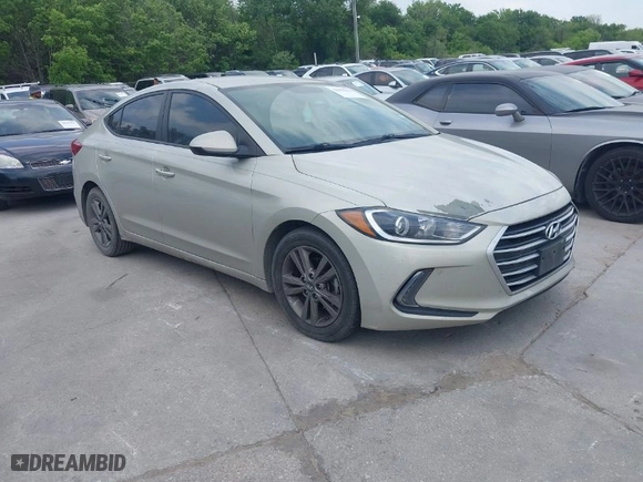 2017 Hyundai Elantra SE with VIN 5NPD84LF4HH109433, listed as a IAAI auction lot 42056922 with 150,058 mi miles. Bid and sale history available at carsss.com. Image 1.