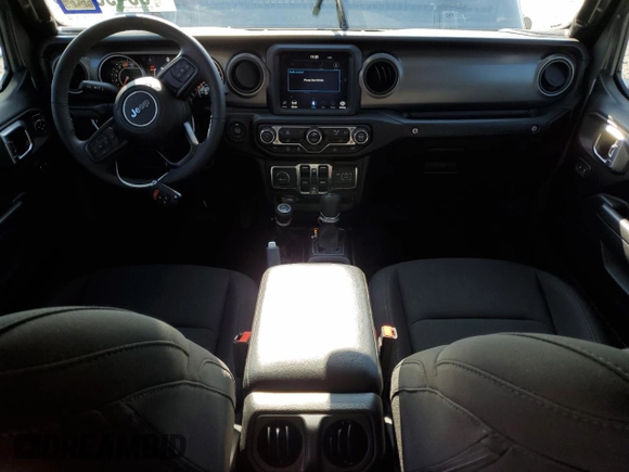 2023 Jeep Wrangler Sport S with VIN 1C4HJXDN9PW522356, listed as a Copart auction lot 85493604 with 15,809 mi miles and Clean Title. Bid and sale history available at DreamBid. Image 8.