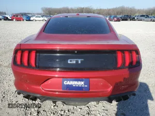 2020 Ford Mustang GT with VIN 1FA6P8CF5L5129241, listed as a Copart auction lot 48660485 with 29,552 mi miles and Salvage Title. Bid and sale history available at carsss.com. Image 6.