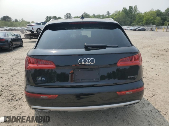 2019 Audi Q5 Premium with VIN WA1ANAFY2K2128783, listed as a Copart auction lot 59461185 with 49,020 mi miles and Salvage title. Bid and sale history available at DreamBid. Image 6.