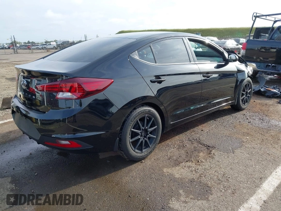 2020 Hyundai Elantra SE with VIN 5NPD74LF6LH597490, listed as a IAAI auction lot 42047557 with 52,939 mi miles. Bid and sale history available at carsss.com. Image 4.