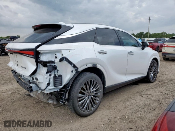 2023 Lexus RX 350 z VIN 2T2BAMBA4PC008617, wystawiony jako Copart lot #58794245 z przebiegiem 44 600 mil mil oraz Szkoda całkowita • Salvage title. Historia ofert i sprzedaży dostępna na DreamBid. Obrazek 3.