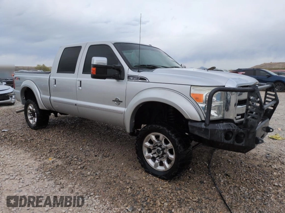 2011 Ford F-350 XL with VIN 1FT8W3BT5BEA23905, listed as a Copart auction lot 53142525 with 235,528 mi miles and Salvage title. Bid and sale history available at DreamBid. Image 4.
