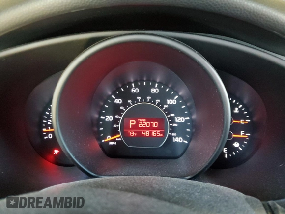 2018 Kia Soul with VIN KNDJN2A24J7523452, listed as a Copart auction lot 53347255 with 48,165 mi miles and Salvage Title. Bid and sale history available at carsss.com. Image 9.