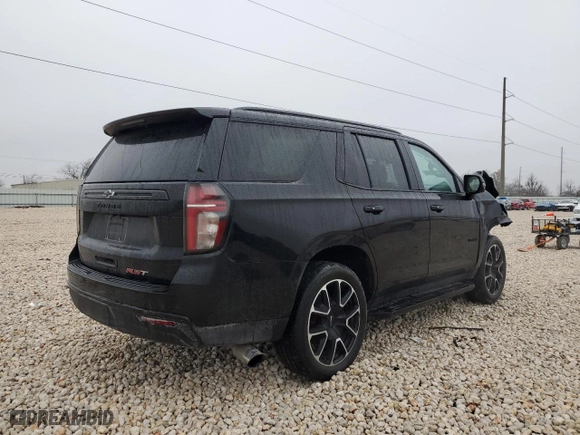 2023 Chevrolet Tahoe RST with VIN 1GNSCRKD9PR445189, listed as a Copart auction lot 42785435 with 48,333 mi miles and Salvage Title. Bid and sale history available at carsss.com. Image 3.