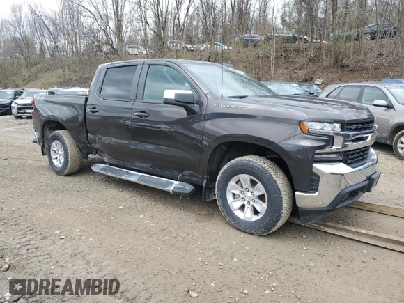 2021 Chevrolet Silverado 1500 LT with VIN 1GCUYDED6MZ135451, listed as a Copart auction lot 52053785 with 103,371 mi miles and Salvage Title. Bid and sale history available at carsss.com. Image 4.