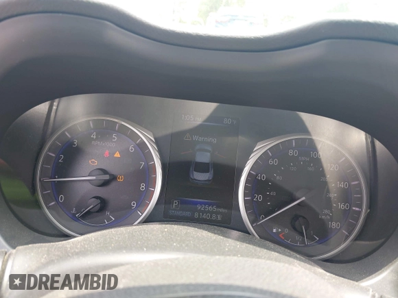 2017 Infiniti Q60 Premium with VIN JN1EV7EL7HM552511, listed as a IAAI auction lot 42558644 with 92,565 mi miles and . Bid and sale history available at DreamBid. Image 15.