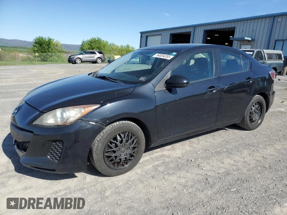 2013 Mazda Mazda3 i Sport with VIN JM1BL1UP5D1851420, listed as a Copart auction lot 54834355 with 174,014 mi miles and Salvage Title. Bid and sale history available at carsss.com. Image 1.