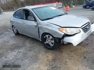 2007 Hyundai Elantra GLS with VIN KMHDU46D07U138921, listed as a IAAI auction lot 41903529 with 158,542 mi miles. Bid and sale history available at carsss.com. Image 1.