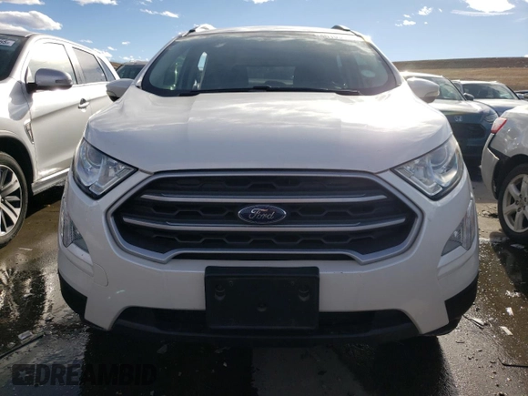 2020 Ford EcoSport SE with VIN MAJ6S3GL9LC322392, listed as a Copart auction lot 46105825 with 37,350 mi miles and Salvage Title. Bid and sale history available at DreamBid. Image 5.