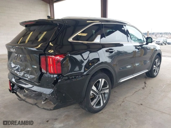 2022 Kia Sorento Plug-In Hybrid SX Prestige with VIN KNDRMDLH4N5110077, listed as a IAAI auction lot 41760167 with 26,732 mi miles. Bid and sale history available at carsss.com. Image 4.