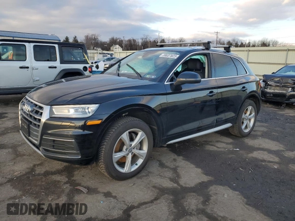 2020 Audi Q5 Premium with VIN WA1ANAFY9L2040511, listed as a Copart auction lot 38637823 with 66,149 mi miles. Bid and sale history available at carsss.com. Image 1.