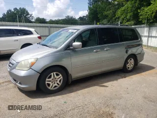 2007 Honda Odyssey EX z VIN 5FNRL38407B088602, wystawiony jako Copart lot #57898985 z przebiegiem 221 010 mil mil oraz Szkoda całkowita • Salvage title. Historia ofert i sprzedaży dostępna na DreamBid. Obrazek 1.