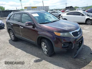 2011 Kia Sorento LX with VIN 5XYKT3A13BG083476, listed as a IAAI auction lot 42296589 with 44,969 mi miles and . Bid and sale history available at DreamBid. Image 1.