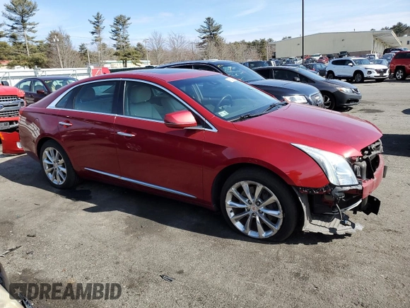 2014 Cadillac XTS Luxury with VIN 2G61N5S37E9198411, listed as a Copart auction lot 47085595 with 75,901 mi miles and Salvage title. Bid and sale history available at DreamBid. Image 4.