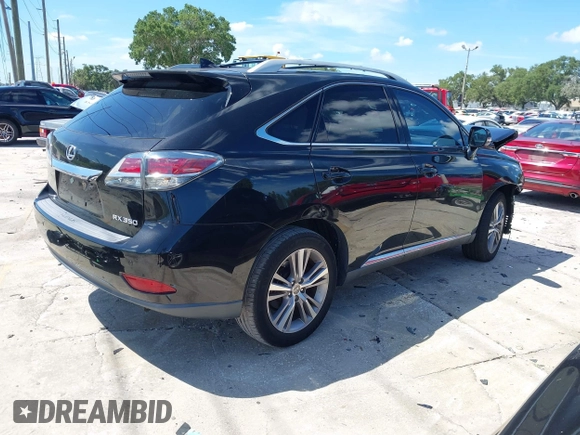 2015 Lexus RX 350 with VIN 2T2ZK1BA6FC167261, listed as a IAAI auction lot 42525557 with 61,802 mi miles and . Bid and sale history available at DreamBid. Image 4.