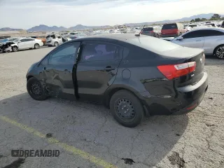 2014 Kia Rio LX with VIN KNADM4A36E6370196, listed as a Copart auction lot 52152155 with 123,672 mi miles and Salvage Title. Bid and sale history available at DreamBid. Image 2.