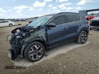 2022 Kia Sportage EX with VIN KNDPN3AC1N7995154, listed as a Copart auction lot 61597465 with 63,626 mi miles and Non repairable. Bid and sale history available at DreamBid. Image 1.