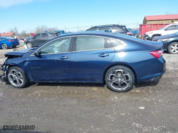 2022 Chevrolet Malibu LT with VIN 1G1ZD5ST8NF124675, listed as a IAAI auction lot 41737904 with 46,671 mi miles. Bid and sale history available at carsss.com. Image 14.