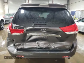 2011 Toyota Sienna XLE with VIN 5TDDK3DC3BS014640, listed as a Copart auction lot 52092045 with 190,090 mi miles and Salvage Title. Bid and sale history available at DreamBid. Image 6.
