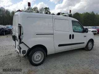 2022 Ram ProMaster City Cargo Van Tradesman with VIN ZFBHRFAB9N6W47872, listed as a Copart auction lot 54801925 with 91,656 mi miles and Salvage Title. Bid and sale history available at carsss.com. Image 3.
