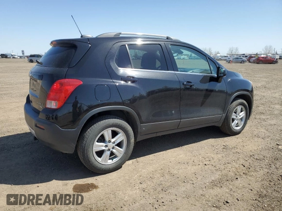 2016 Chevrolet Trax LT with VIN 3GNCJPSB6GL215825, listed as a Copart auction lot 55723165 with 166,120 mi miles and Clean Title. Bid and sale history available at DreamBid. Image 3.