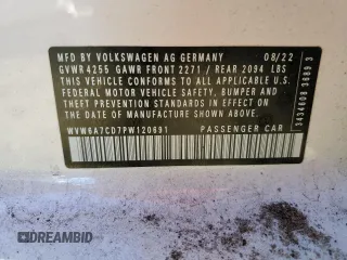 2023 Volkswagen Golf GTI Autobahn with VIN WVW6A7CD7PW120691, listed as a Copart auction lot 42679815 with 31,896 mi miles and Salvage Title. Bid and sale history available at carsss.com. Image 14.