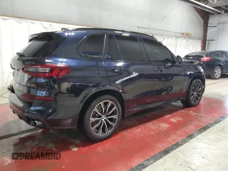 2020 BMW X5 M50i with VIN 5UXJU4C01L9D04371, listed as a Copart auction lot 49628425 with 78,252 mi miles and Salvage Title. Bid and sale history available at DreamBid. Image 3.